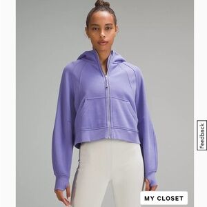 Lululemon Oversized Scuba zip up